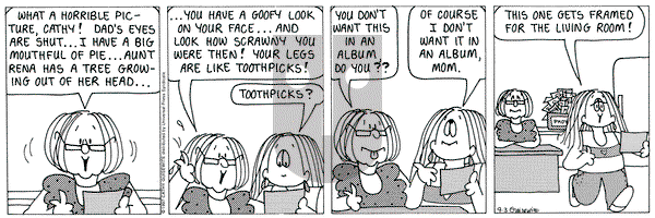 Cathy Classics on Wednesday September 3, 1997 Comic Strip