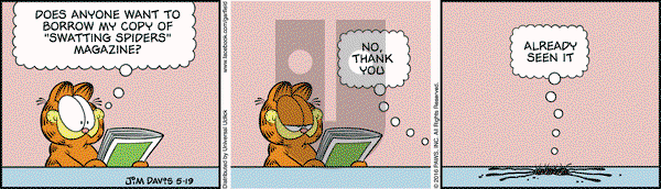 Garfield on Thursday May 19, 2016 Comic Strip