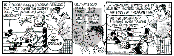 Monty on Monday February 26, 2007 Comic Strip