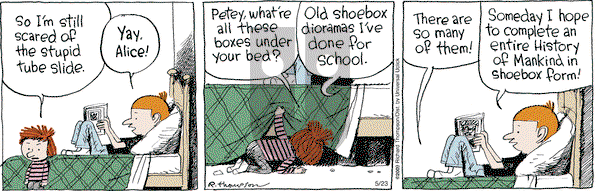 Cul de Sac on Friday May 23, 2014 Comic Strip