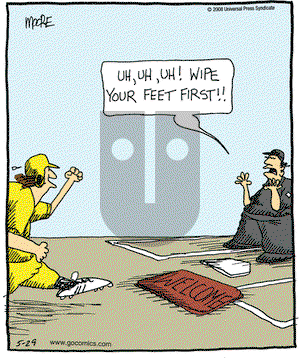 In the Bleachers on Thursday May 29, 2008 Comic Strip