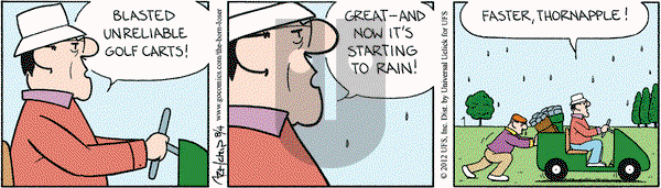 The Born Loser on Saturday August 4, 2012 Comic Strip