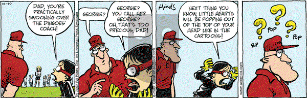 Cleats on Thursday October 10, 2002 Comic Strip