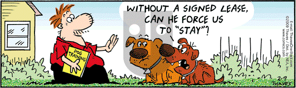 Frank and Ernest - Monday February 9, 2009 Comic Strip