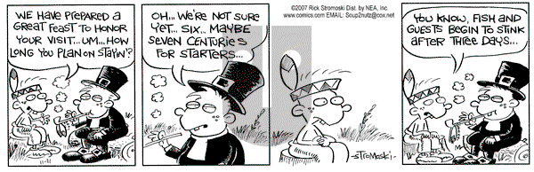 Soup to Nutz - Old on Wednesday November 21, 2007 Comic Strip