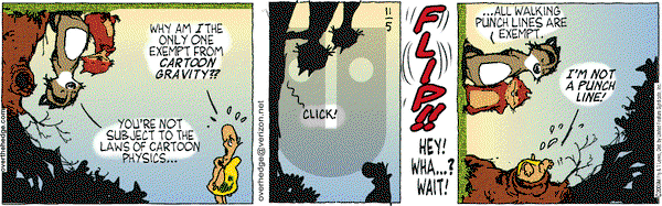 Over the Hedge on Thursday November 5, 2009 Comic Strip