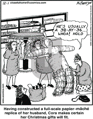 Close to Home - Monday December 1, 2003 Comic Strip