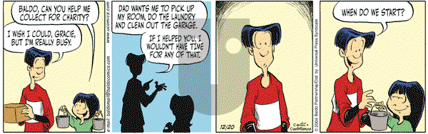 Baldo on Saturday December 25, 2004 Comic Strip