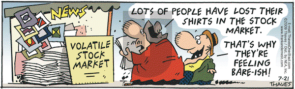 Frank and Ernest on Tuesday July 21, 2009 Comic Strip