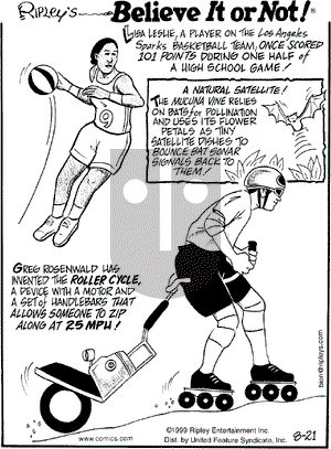 Ripley's Believe It or Not on Wednesday February 23, 2000 Comic Strip