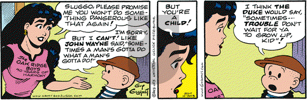 Nancy on Wednesday July 10, 2013 Comic Strip