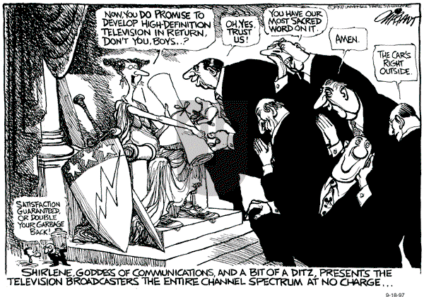 Pat Oliphant - Thursday September 18, 1997 Comic Strip