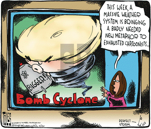 Tom Toles on Friday January 5, 2018 Comic Strip