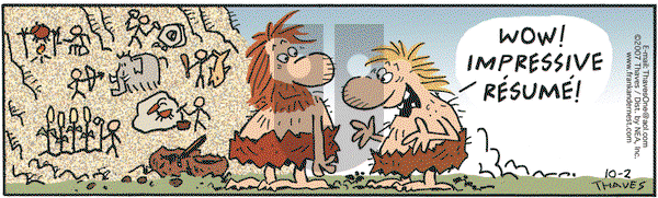 Frank and Ernest on Tuesday October 2, 2007 Comic Strip