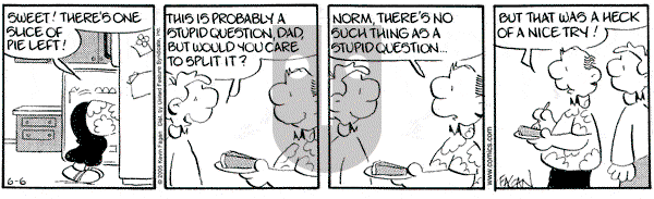 Drabble on Monday June 6, 2005 Comic Strip