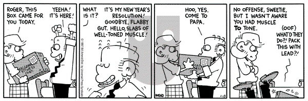 FoxTrot on Monday January 13, 1997 Comic Strip