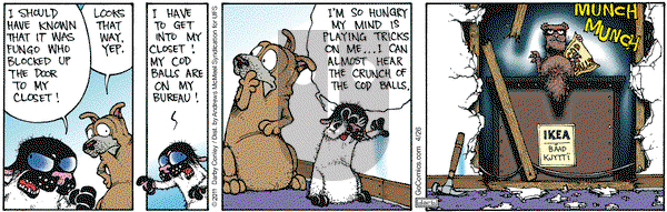 Get Fuzzy on Saturday April 26, 2025 Comic Strip
