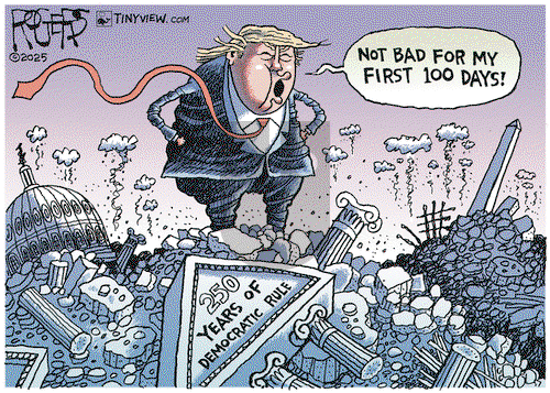 Rob Rogers on Tuesday April 29, 2025 Comic Strip