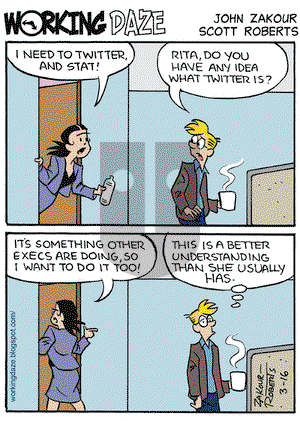 Working Daze on Monday March 16, 2009 Comic Strip