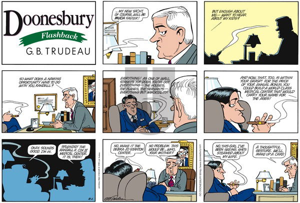 Doonesbury on Sunday August 2, 1998 Comic Strip