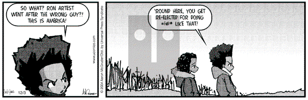 The Boondocks on Friday July 6, 2012 Comic Strip