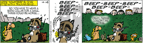 Over the Hedge on Wednesday October 28, 2009 Comic Strip