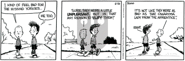 Grand Avenue on Wednesday June 16, 2004 Comic Strip