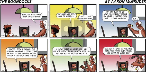 The Boondocks on Sunday August 28, 2005 Comic Strip