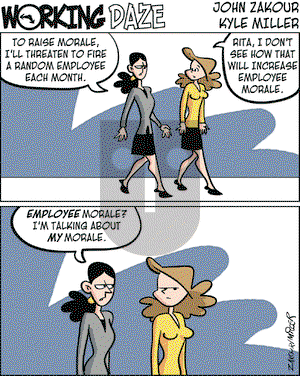 Working Daze on Wednesday January 3, 2007 Comic Strip