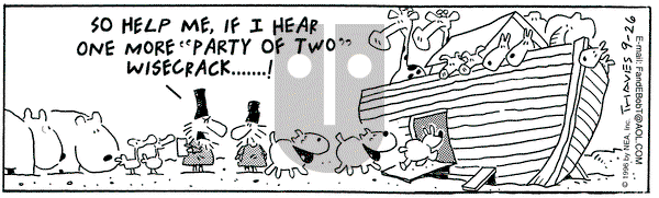 Frank and Ernest on Thursday September 26, 1996 Comic Strip
