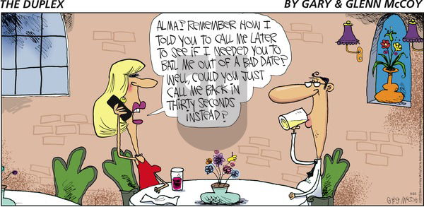 The Duplex on Sunday September 23, 2018 Comic Strip