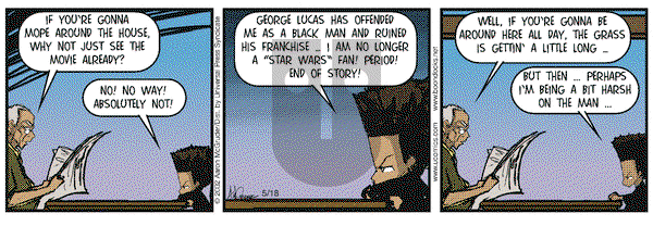 The Boondocks - Saturday May 18, 2002 Comic Strip