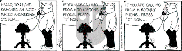 The Born Loser on Thursday June 13, 1996 Comic Strip