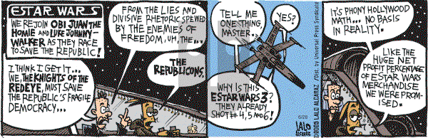 La Cucaracha on Tuesday June 28, 2005 Comic Strip