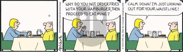The Born Loser on Wednesday August 31, 2016 Comic Strip