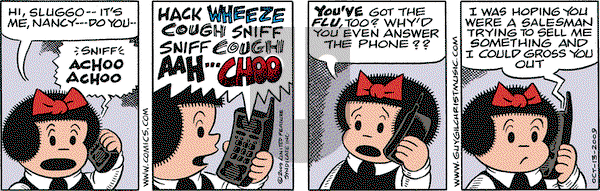 Nancy on Thursday October 15, 2009 Comic Strip