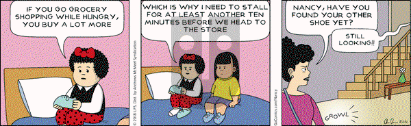 Nancy on Wednesday August 22, 2018 Comic Strip
