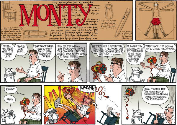 Monty - Sunday September 20, 2015 Comic Strip