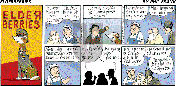 The Elderberries on Sunday April 6, 2008 Comic Strip