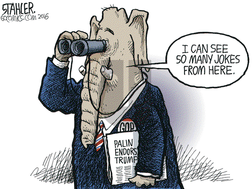 Jeff Stahler on Thursday January 21, 2016 Comic Strip