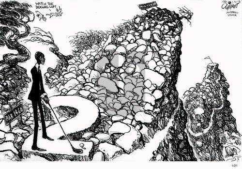 Pat Oliphant on Monday January 21, 2013 Comic Strip