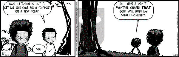 The Boondocks on Tuesday November 24, 2009 Comic Strip