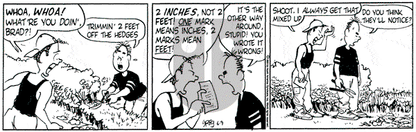 Luann on Friday June 9, 1995 Comic Strip