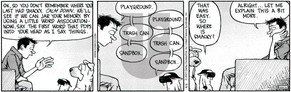 Get Fuzzy on Friday April 6, 2001 Comic Strip