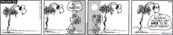 Peanuts - Tuesday July 18, 1967 Comic Strip
