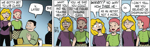 Luann on Saturday April 14, 2018 Comic Strip