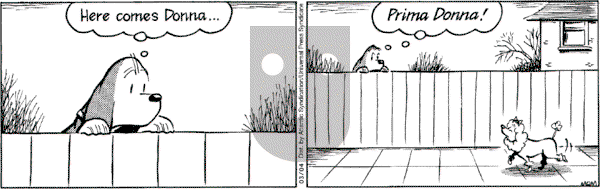 Fred Basset on Saturday March 4, 2006 Comic Strip