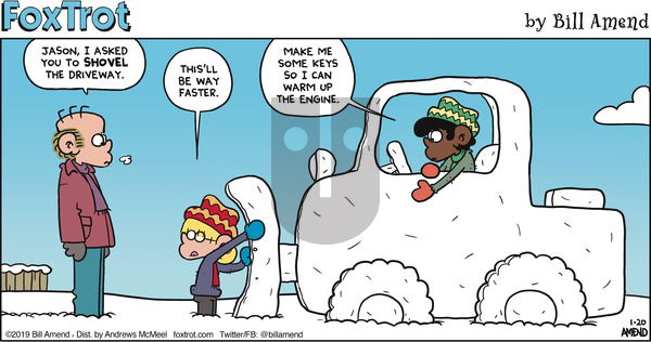 FoxTrot on Sunday January 20, 2019 Comic Strip