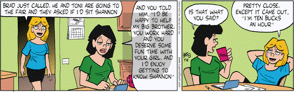 Luann on Monday July 5, 2010 Comic Strip