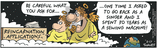 Frank and Ernest on Tuesday February 17, 2009 Comic Strip